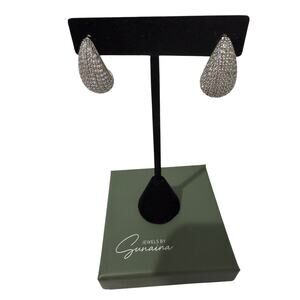 Narina Cubic Zirconia Teardrop Earrings